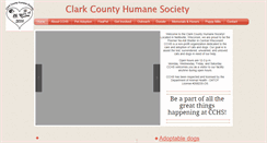 Desktop Screenshot of cchs-petshelter.org